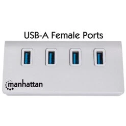 Manhattan 4-Port SuperSpeed USB 3.0 Hub 10 Manhattan 4-Port SuperSpeed USB 3.0 Hub -Manhattan Shop 4 port superspeed usb 30 hub 163767 3