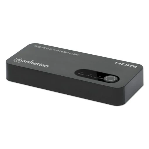 Manhattan 4K@60Hz 2-Port HDMI Splitter With Downscaling