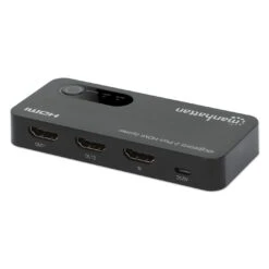 Manhattan 4K@60Hz 2-Port HDMI Splitter With Downscaling -Manhattan Shop 4kat60hz 2 port hdmi splitter with downscaling 207614 4