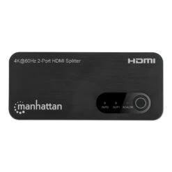 Manhattan 4K@60Hz 2-Port HDMI Splitter With Downscaling -Manhattan Shop 4kat60hz 2 port hdmi splitter with downscaling 207614 7