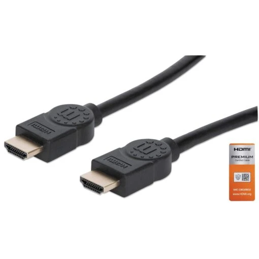 Manhattan 4K@60Hz Certified Premium High Speed HDMI Cable With Ethernet, 5 M (15 Ft.)