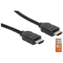Manhattan 4K@60Hz Certified Premium High Speed HDMI Cable With Ethernet, 5 M (15 Ft.) -Manhattan Shop 4kat60hz certified premium high speed hdmi cable with ethernet 355360 2