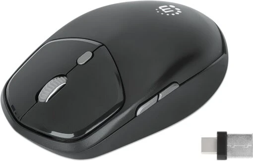 Manhattan Compact Wireless Optical USB Mouse