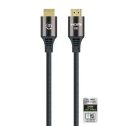 Manhattan 8K@60Hz Certified Ultra High Speed HDMI Cable With Ethernet, 2 M (7 Ft.) -Manhattan Shop 8kat60hz certified ultra high speed hdmi cable with ethernet 355940 4 73d2f8a4 982e 4b8c bc08 40311a6ddda5
