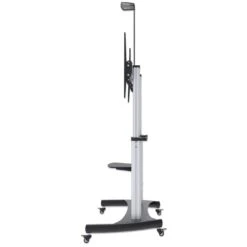 Manhattan Aluminum Heavy-Duty Height-Adjustable Multimedia TV Cart -Manhattan Shop aluminum heavy duty height adjustable multimedia tv cart 461672 4