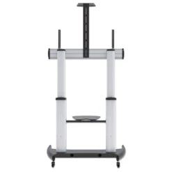 Manhattan Aluminum Heavy-Duty Height-Adjustable Multimedia TV Cart -Manhattan Shop aluminum heavy duty height adjustable multimedia tv cart 461672 5