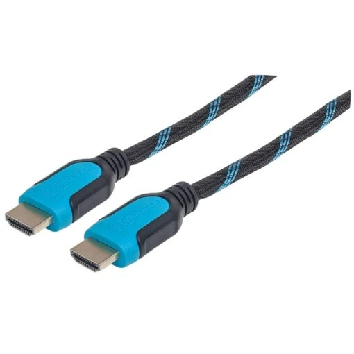Manhattan Braided High Speed HDMI Cable With Ethernet
