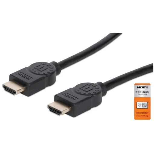 Manhattan Certified Premium High Speed HDMI Cable With Ethernet