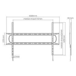Manhattan Heavy-Duty Low-Profile Large-Screen Fixed TV Wall Mount 25 Manhattan Heavy-Duty Low-Profile Large-Screen Fixed TV Wall Mount -Manhattan Shop heavy duty low profile large screen fixed tv wall mount 461917 12 aba60be5 272d 4c60 af68 b980d1edf8da