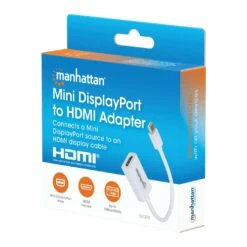 Manhattan Shop -Manhattan Shop passive mini displayport to hdmi adapter 151399 packaging 5