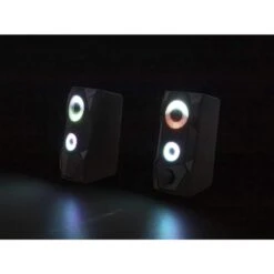 Manhattan RGB LED Desktop Stereo Computer Speakers -Manhattan Shop rgb led desktop stereo computer speakers 168359 5
