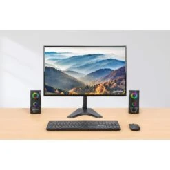 Manhattan RGB LED Desktop Stereo Computer Speakers -Manhattan Shop rgb led desktop stereo computer speakers 168359 6