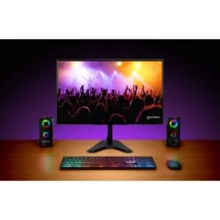 Manhattan RGB LED Desktop Stereo Computer Speakers -Manhattan Shop rgb led desktop stereo computer speakers 168359 7
