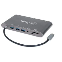 Manhattan USB-C PD 7-in-1 Docking Station -Manhattan Shop superspeed usb c to 7 in 1 docking station 152808 2 da964e4b 94cd 4356 9987 ea3a9d16610a