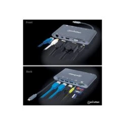 Manhattan USB-C PD 7-in-1 Docking Station -Manhattan Shop superspeed usb c to 7 in 1 docking station 152808 8 7a4f8981 da00 468c aa6f 15d24bf6756d