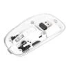 Manhattan Transparent Rechargeable Wireless USB Mouse