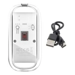 Manhattan Transparent Rechargeable Wireless USB Mouse -Manhattan Shop transparent rechargeable wireless usb mouse 190275 11