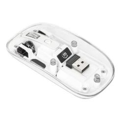 Manhattan Transparent Rechargeable Wireless USB Mouse -Manhattan Shop transparent rechargeable wireless usb mouse 190275 5