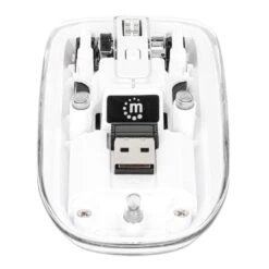 Manhattan Transparent Rechargeable Wireless USB Mouse -Manhattan Shop transparent rechargeable wireless usb mouse 190275 9