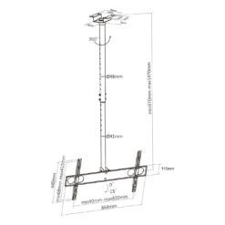 Manhattan Universal Flat-Panel TV Ceiling Mount 15 Manhattan Universal Flat-Panel TV Ceiling Mount -Manhattan Shop universal flat panel tv ceiling mount 423625 7