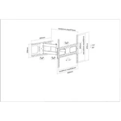 Manhattan Universal Flat-Panel TV Full-Motion Wall Mount 14 Manhattan Universal Flat-Panel TV Full-Motion Wall Mount -Manhattan Shop universal flat panel tv full motion wall mount 461283 6 e69c91e9 10c3 4bd6 99e4 8558f34d91ab