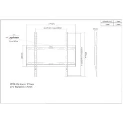 Manhattan Low-Profile Fixed TV Wall Mount -Manhattan Shop universal flat panel tv low profile wall mount 460934 5 81f30771 1bc4 4771 baaa ae8713cf4241