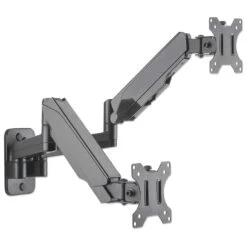 Manhattan Universal Gas Spring Dual Monitor Wall Mount -Manhattan Shop universal gas spring dual monitor wall mount 461627 5