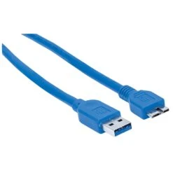 Manhattan USB 3.0 Type-A To Micro-USB Cable -Manhattan Shop usb 30 type a to micro usb cable 354318 2