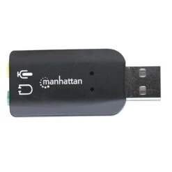 Manhattan USB-A To 3.5 Mm Audio Adapter -Manhattan Shop usb a to 35 mm audio adapter 150859 7