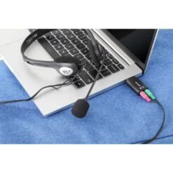 Manhattan USB-A To 3.5 Mm Audio Adapter -Manhattan Shop usb a to 35 mm audio adapter 150859 8