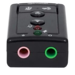 Manhattan USB-A To 3.5 Mm Audio Adapter With Volume Controls 15 Manhattan USB-A To 3.5 Mm Audio Adapter With Volume Controls -Manhattan Shop usb a to 35 mm audio adapter with volume controls 152341 6