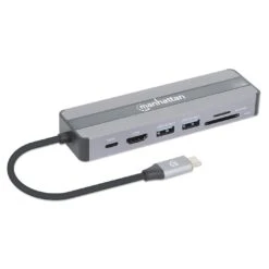 Manhattan USB-C 7-in-1 Docking Station With Power Delivery 11 Manhattan USB-C 7-in-1 Docking Station With Power Delivery -Manhattan Shop usb c 7 in 1 docking station with power delivery 153928 2