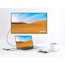 Manhattan USB-C 7-in-1 Docking Station With Power Delivery 17 Manhattan USB-C 7-in-1 Docking Station With Power Delivery -Manhattan Shop usb c 7 in 1 docking station with power delivery 153928 8