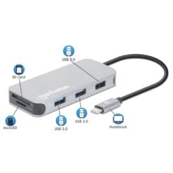 Manhattan USB-C 8-in-1 Docking Station With Power Delivery -Manhattan Shop usb c 8 in 1 docking station with power delivery 130615 11 36b3f339 65df 4dca 9bf9 02c9a7884ab8