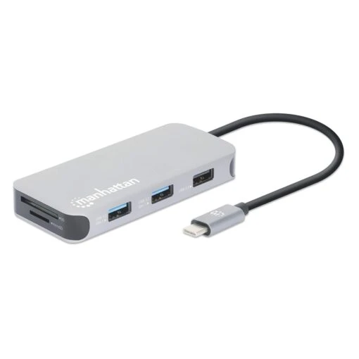 Manhattan USB-C 8-in-1 Docking Station With Power Delivery