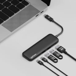Manhattan USB-C Docking Station With 100 W PD / 4K HDMI 5-in-1 Multiport USB Hub -Manhattan Shop usb c docking station with 100 w pd 4k hdmi 5 in 1 multiport usb hub 130721 6