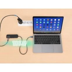 Manhattan USB-C Docking Station With 100 W PD / 4K HDMI 5-in-1 Multiport USB Hub -Manhattan Shop usb c docking station with 100 w pd 4k hdmi 5 in 1 multiport usb hub 130721 9