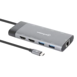 Manhattan USB-C PD 10-in-1 Dual Monitor 8K Docking Station / Multiport Hub -Manhattan Shop usb c pd 10 in 1 dual monitor 8k docking station multiport hub 130714 2 b33a85f9 44b2 42e5 95d0 f69bc1a2bf6f