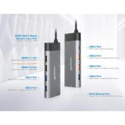 Manhattan USB-C PD 10-in-1 Dual Monitor 8K Docking Station / Multiport Hub -Manhattan Shop usb c pd 10 in 1 dual monitor 8k docking station multiport hub 130714 8 61816f32 8f98 47d1 982c 43e6ad9b18aa