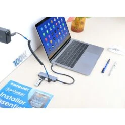 Manhattan USB-C PD 4-in-1 HDMI 4K Docking Station / Multiport Hub -Manhattan Shop usb c pd 4 in 1 hdmi 4k docking station multiport hub 190428 7