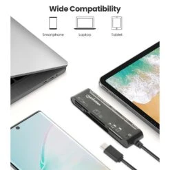 Manhattan USB-C To Multi-Card Reader/Writer 10 Manhattan USB-C To Multi-Card Reader/Writer -Manhattan Shop usb c to multi card readerwriter 102681 2