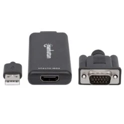 Manhattan VGA And USB To HDMI Converter -Manhattan Shop vga and usb to hdmi converter 152426 2