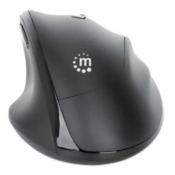 Manhattan Ergonomic Wireless Mouse With 2-in-1 USB Receiver -Manhattan Shop wireless ergonomic mouse with 2 in 1 usb receiver 190237 3