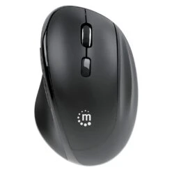 Manhattan Ergonomic Wireless Mouse With 2-in-1 USB Receiver -Manhattan Shop wireless ergonomic mouse with 2 in 1 usb receiver 190237 4